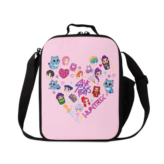 Discover KPDH Back to School Lunch Bag, Huntrix Girls Lunch Bag, Saja Boys Huntrix Lunch Bag, Anime Fan Art  Lunch Bag, Korean Pop Lover Gift