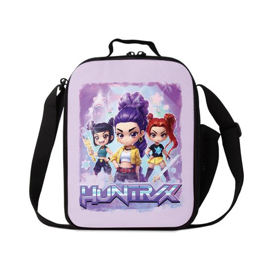 Discover Anime Kpop Demon Hunters Huntrix Lunch Bag, Kpop Demon Hunters Movie Lunch Bag, KPDH Back to School, Kpop Idol Group Lunch Bag