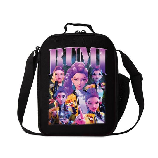 Discover Huntrix Kpop Demon Hunters Lunch Bag with Stylish Graphic, Trendy Insulated Food Container Official Inspired Fan Merch, KPDH Back to School