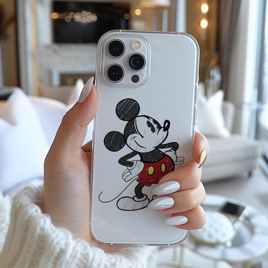 Discover Disney Mickey Mouse Cool Poster Funny Famous Cartoon Characters Figure Phone Case