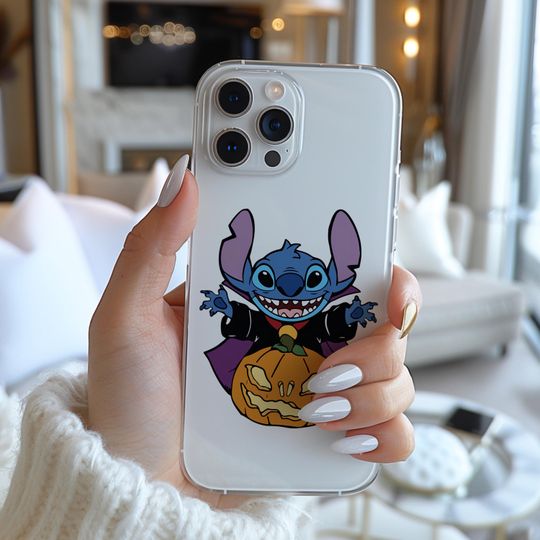 Disney Stitch Halloween Costume Cosplay Poster Funny Famous Cartoon Characters Figure Phone Case