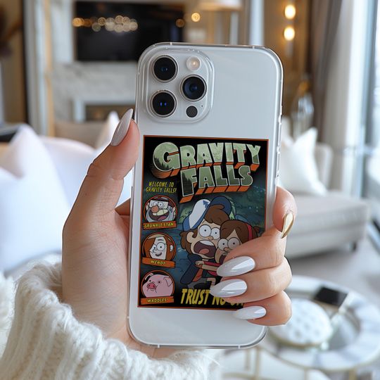 Gravity Falls Dipper Mabel Poster Funny Famous Cartoon Characters Figure Phone Case