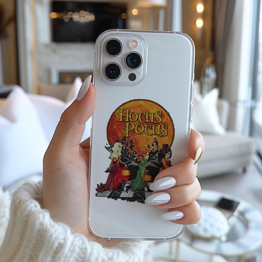 Halloween Hocus Pocus Characters Poster Funny Famous Cartoon Character Figure Phone Case