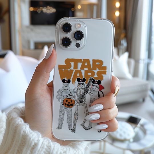 Discover Star Wars Cosplay For Halloween Costume Party Funny Famous Cartoon Character Figure Phone Case