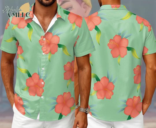 Discover Abby Saja Boys Hawaiian Cosplay Shirt, Saja Boys Boy Band Shirt, Kpop Demon Hunters Inspired Outfit, Saja Boys Hawaiian Shirt