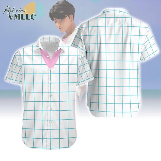 Discover Jinu Saja Boys Hawaiian Shirt, Kpop Demon Hunters Movie Inspired Shirt, Saja Boys Jinu, Kpop Boy Band Tee, Kpop Fan Gift Shirt