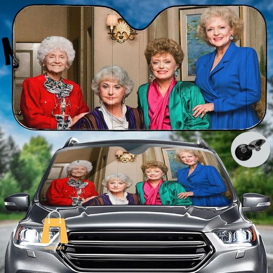 Discover Stay Golden Car Sunshade, Stay Golden Car Windshield, Auto Sunshade