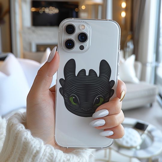 Disney Toothless Funny Famous Character Figure Phone Case