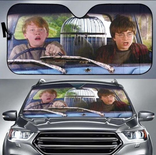 Harry Potter Movie Car Auto Sun Shade, Auto Accessories, Harry Potter Car Sunshade
