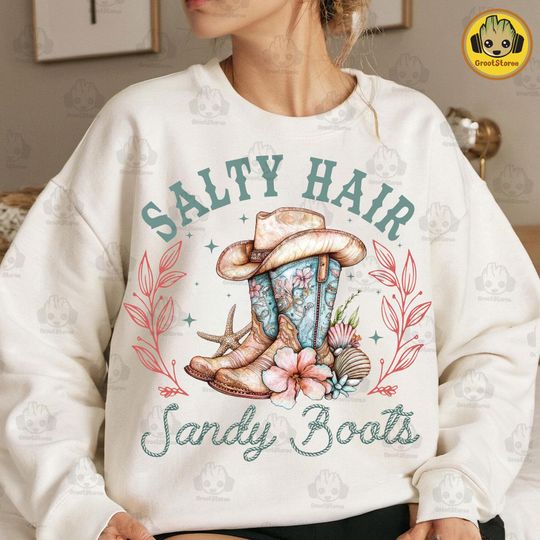 Discover Salt Hair Sandy Boots, Western Summer
