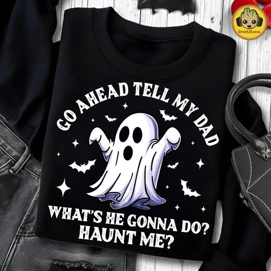 Discover Funny Halloween Ghost Design for Sweatshirts and Apparel