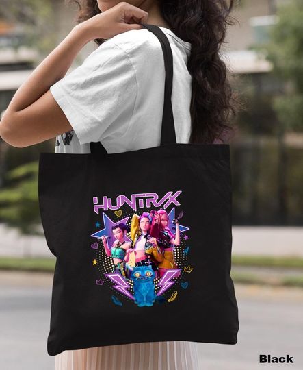 Huntrix Tote Bag, Huntrix Fan Bag, Saja Girls Bag, Kpop Tote Bag, Saja Girls Fan Bag, Huntrix Girls Bag, Kpop Demon Hunter Bag