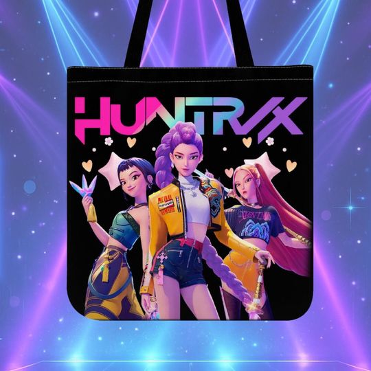 Discover K-Pop Anime Tote Bag Rumi Zoey Mira Huntrix Tote Bag