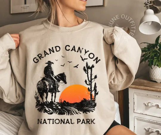 Grand Canyon National Park Cozy Crewneck Sweatshirt