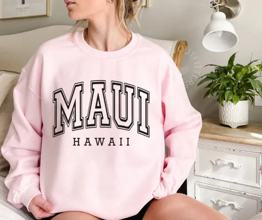 Discover Maui Hawaii Crewneck Sweatshirt