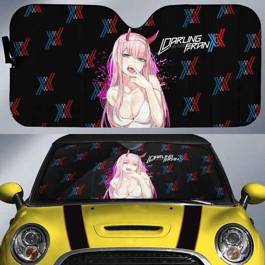 Anime Sexy Girl Zero2 Car Sunshade, Darling In The Darling in the Franx Car Sunshade