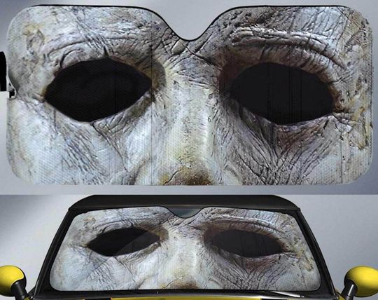 Halloween Characters Car Sunshade, Michael Myers Car Sunshade