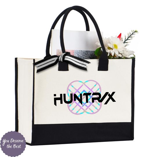 Discover Huntrix Tote, Kpop demon hunters Tote Bag, Huntrix Girls Bag, Mira Rumi Joey Tote Bag, Demon Hunter Merch, Gift For Kpop Fan, Kpop Movie Bag