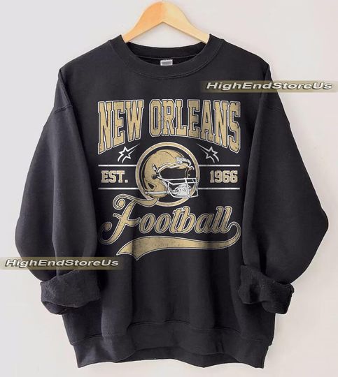 Vintage New Orleans Football sweatshirt,Football shirt,New Orleans football tshirt, Game day Football,American football tee,Game Day apparel