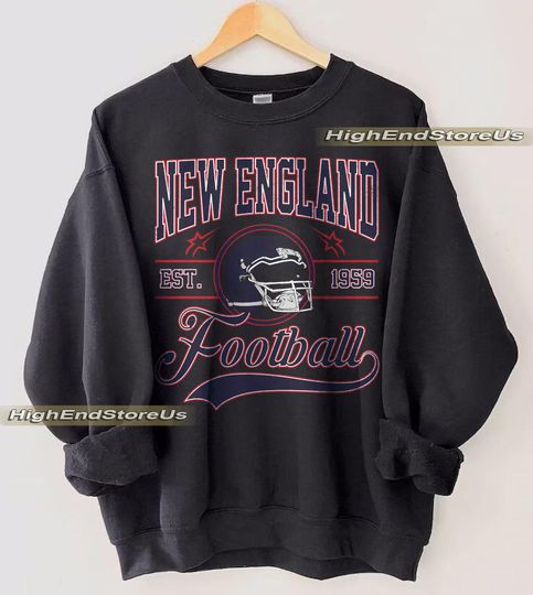 Discover Vintage New England Football sweatshirt, Football shirt,New England football tshirt,Game day Football,American football tee,Game Day apparel