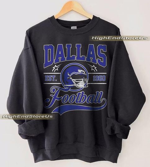 Vintage Dallas Football sweatshirt, Football shirt,Dallas footballtshirt , Game day Football,American football tee, Game Day apparel