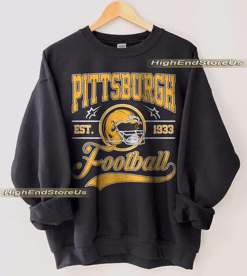 Discover Vintage Pittsburgh Football sweatshirt, Football shirt,Pittsburgh football tshirt, Game day Football,American football tee, Game Day apparel