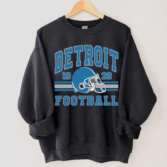 Discover Detroit Football Shirt, Detroit Football Sweatshirt, Vintage Style Detroit Football shirt, Sunday Football