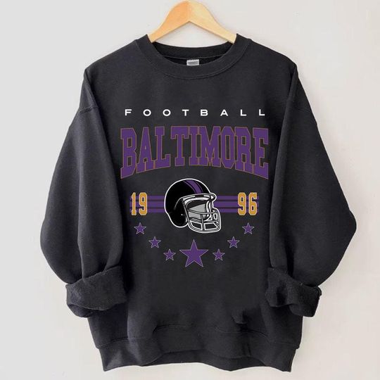 Discover Vintage Baltimore Football Sweatshirt, Baltimore Football Shirt Game Day Shirt Sundays are for Baltimore Football Retro Shirt,Game Day Shirt