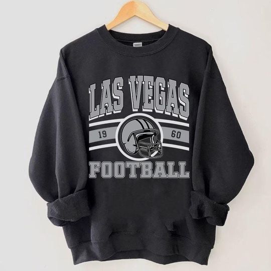 Discover Vintage Las Vegas Football Sweatshirt, Las Vegas Game Day Shirt, Las Vegas Shirt, Game Day Shirt, Trendy Las Vegas Football Fan Gift.