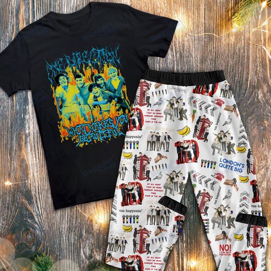 One Direction Pajamas Set, One Direction Personalized Family Pajamas Kids
