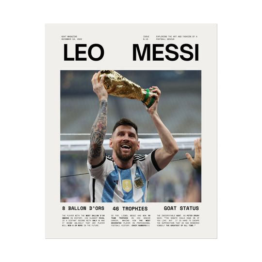 Discover Messi Poster, Messi World Cup Print, Sports Decor, Football Wall Art, Gift for Fans, Lionel Messi Art, Player Bedroom Decor, Messi Fan Gift