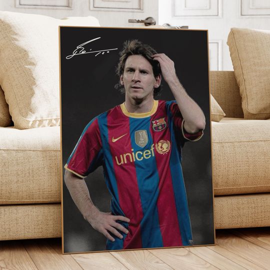 Discover Lionel Messi Poster, Messi Wall Art, Soccer Bedroom Poster, Messi Fan, Messi Gift, Soccer Gift, Football Player Poster