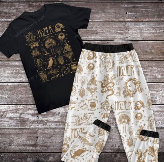 Discover Cozy Hozier Pajamas Set for Fans Indie Family Sleepwear