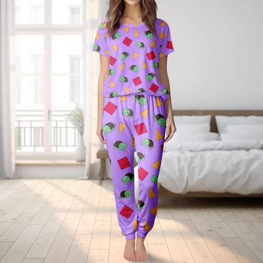 Zoey T-Shirt Ad Pants, Kpop Demon Hunters Costume Shirt, Zoey Huntrix Cosplay Shirt, Zoey Turtle Matching Pajamas Set, Gift For Her