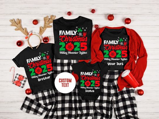 Family Christmas 2025 Making Memories Together Shirts, Christmas Family Shirt, Christmas Group Shirt, Christmas Pajamas, Christmas Gifts