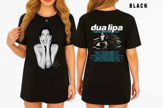 Discover Dua Lipa Radical Optimism Tour 2025 Fan Gifts Concert Unisex T-Shirt