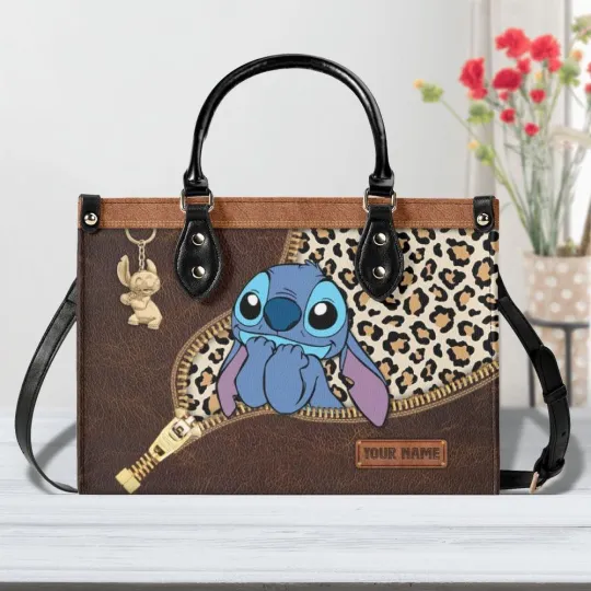 Discover Personalized Stitch Bag & Wallet, Disney Handbag For Disney Lovers