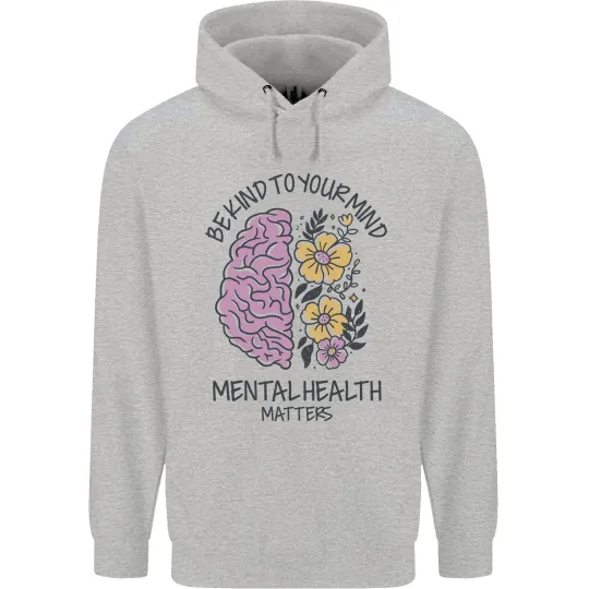 Discover Be Kind to Your Mind Mental Health Men's Hoodie