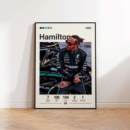 Discover Lewis Hamilton Poster, Mercedes F1 Poster, Formular 1 Wall Art, F1 Racing Print, Motorsport Decor, Motorsports Wall Art, Car Racing Artwork