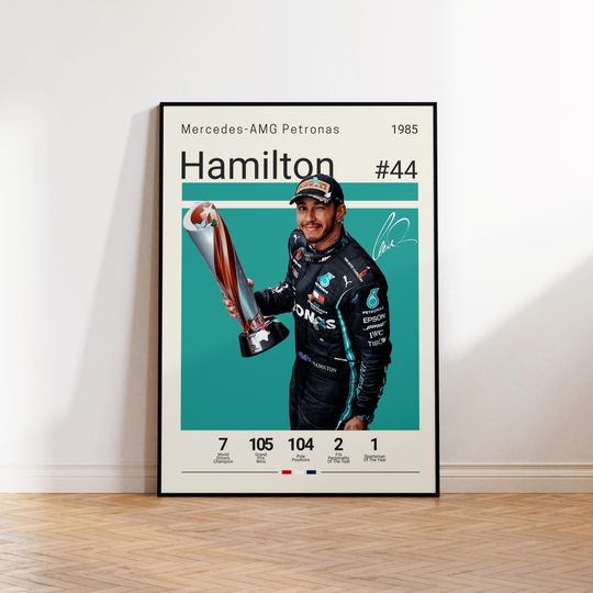 Discover Lewis Hamilton Poster, Mercedes F1 Poster, Formular 1 Wall Art, F1 Racing Print, Motorsport Decor, Motorsports Wall Art, Car Racing Artwork