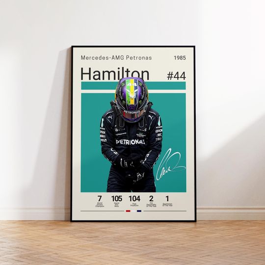 Discover Lewis Hamilton Poster, Mercedes F1 Poster, Formular 1 Wall Art, F1 Racing Print, Motorsport Decor, Motorsports Wall Art, Car Racing Artwork