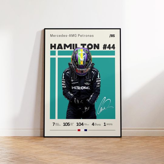 Discover Lewis Hamilton Poster, Mercedes F1 Poster, Formular 1 Wall Art, F1 Racing Print, Motorsport Decor, Motorsports Wall Art, Car Racing Artwork