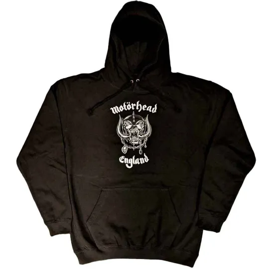 Motorhead Men England Hoodie Black Medium
