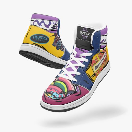 Discover K-POP DH Rumi Inspired AJ1 High-Top Leather Sneakers