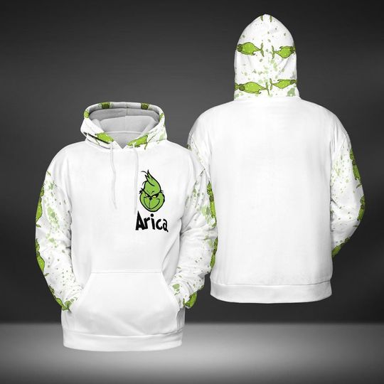 Christmas Hoodie, funny character Hoodie, All-over Print Hoodie