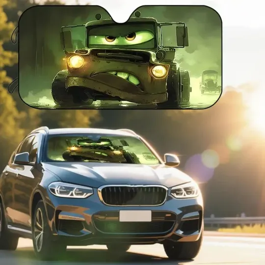 Discover Halloween Tow Mater Pixar Cars Spooky Season Car Windshield Sun Shade