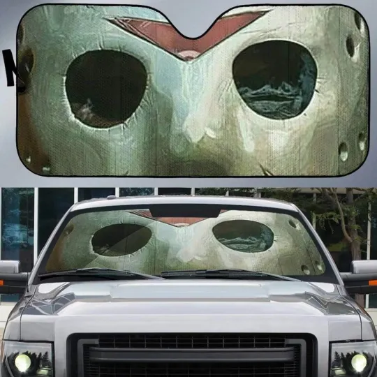 Discover Jason Voorhees Car Sun Shade Horror Halloween Friday the 13th Car Sun Shade Car