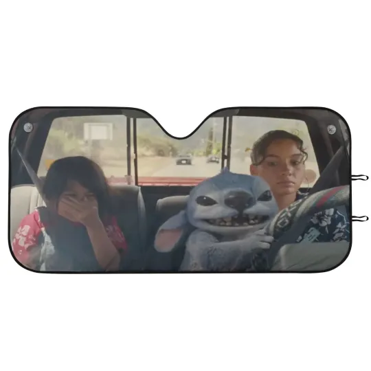 Lilo And Stitch Live Action Car Sun Shade, Movie Auto Sunshade