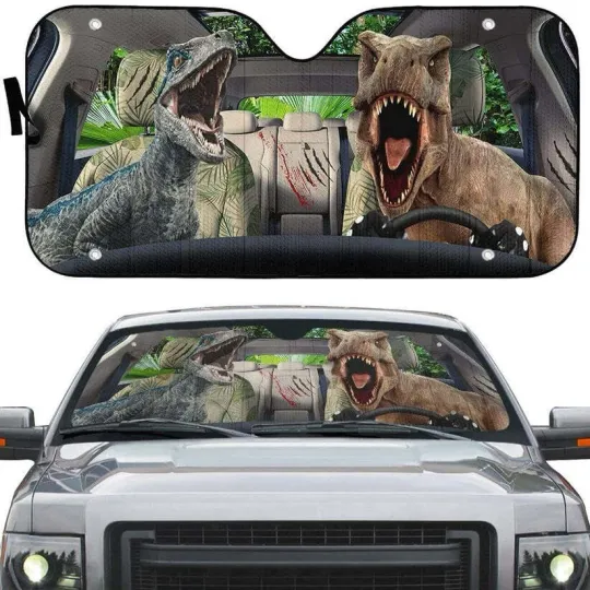 Jurassic World Car Sun Shade, Movie Auto Sunshade
