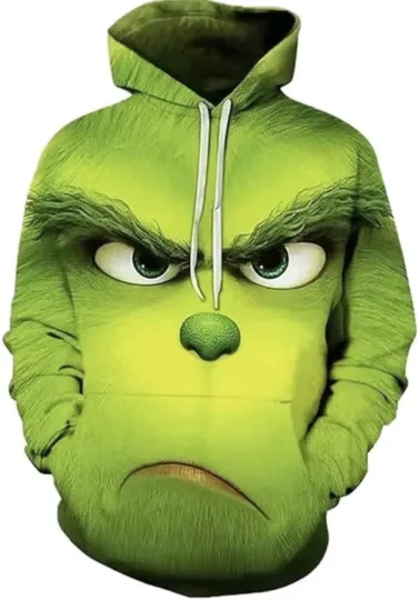 Discover 3D Printed Christmas Pullover Hoodie Fashion Polyester Sweatshirt Unisex Adult S